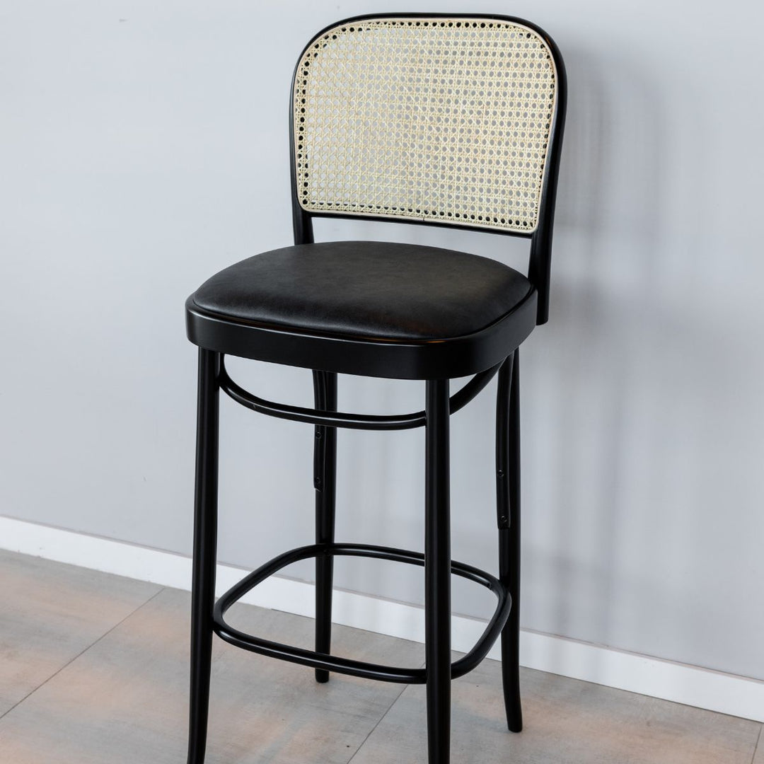 Banqueta Thonet Nro 811 - asiento tapizado