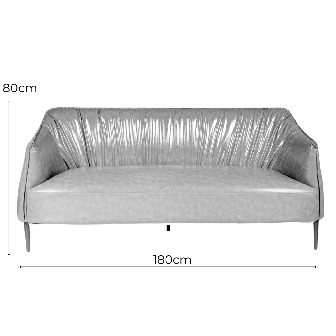 Sofá ecocuero - 3 cuerpos