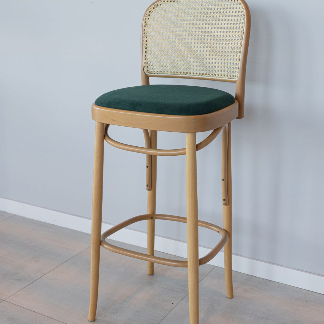 Banqueta Thonet Nro 811 - asiento tapizado