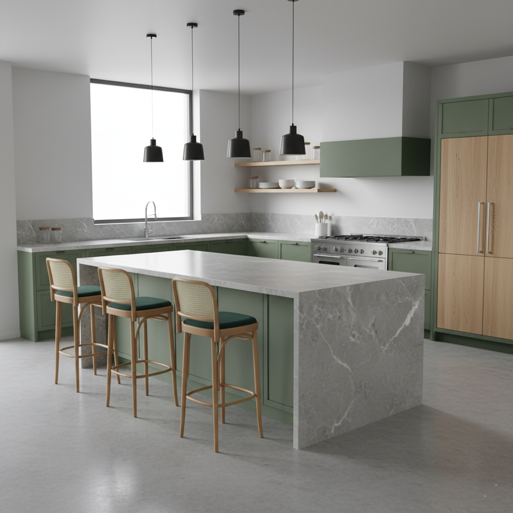 Banqueta Thonet Nro 811 - asiento tapizado