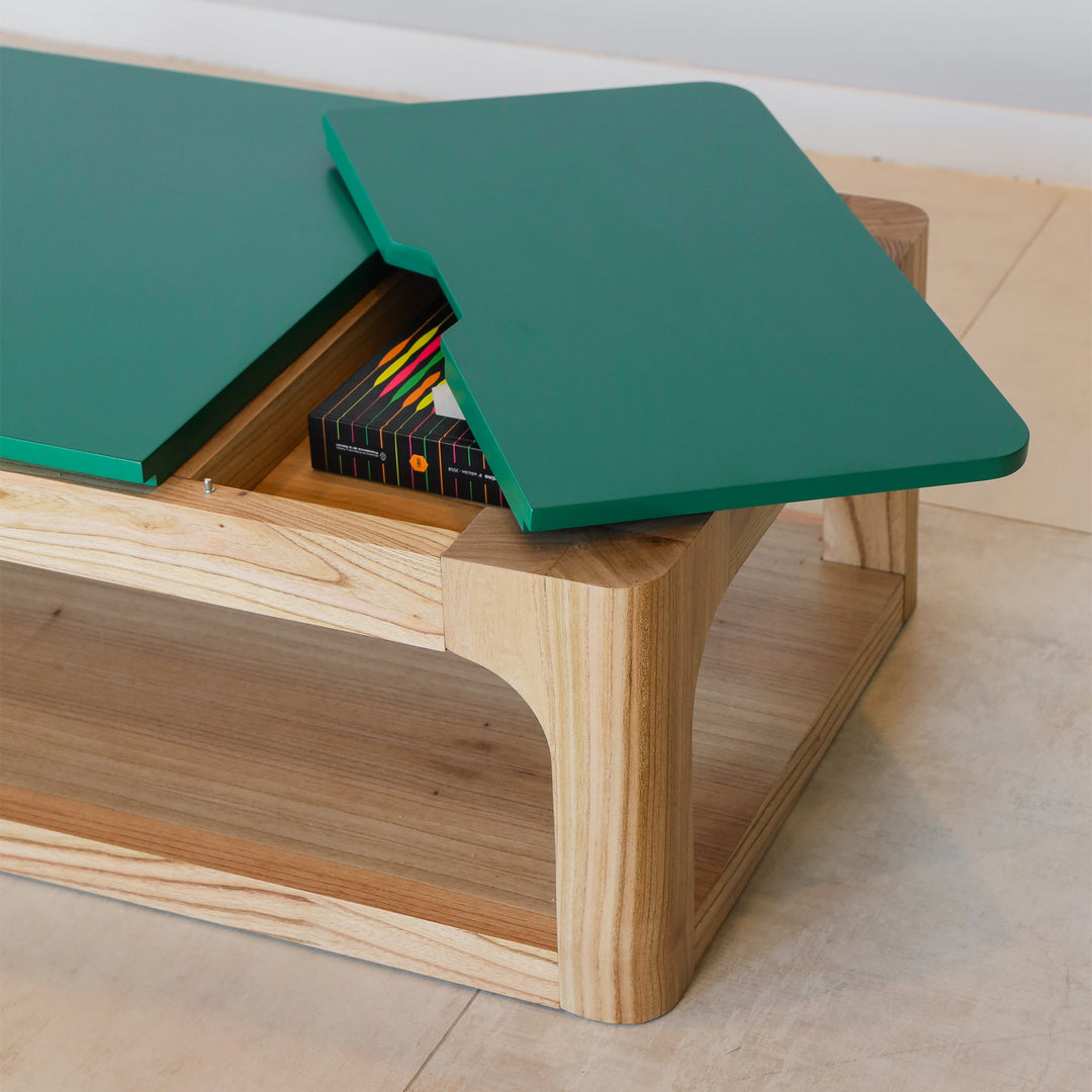 Mesa de centro Mike - tapa repartida