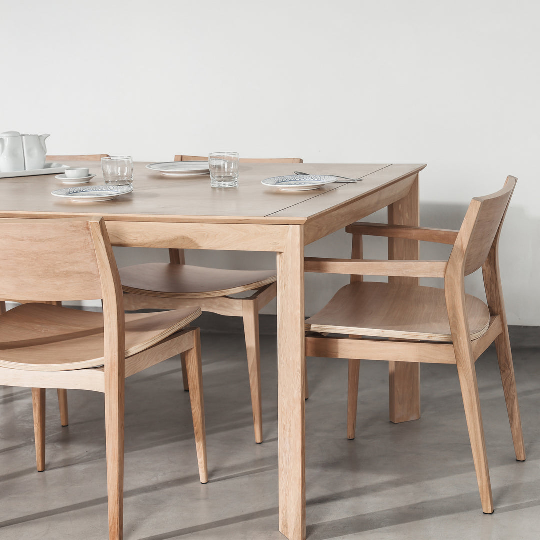 Sillón Ímola - asiento de madera