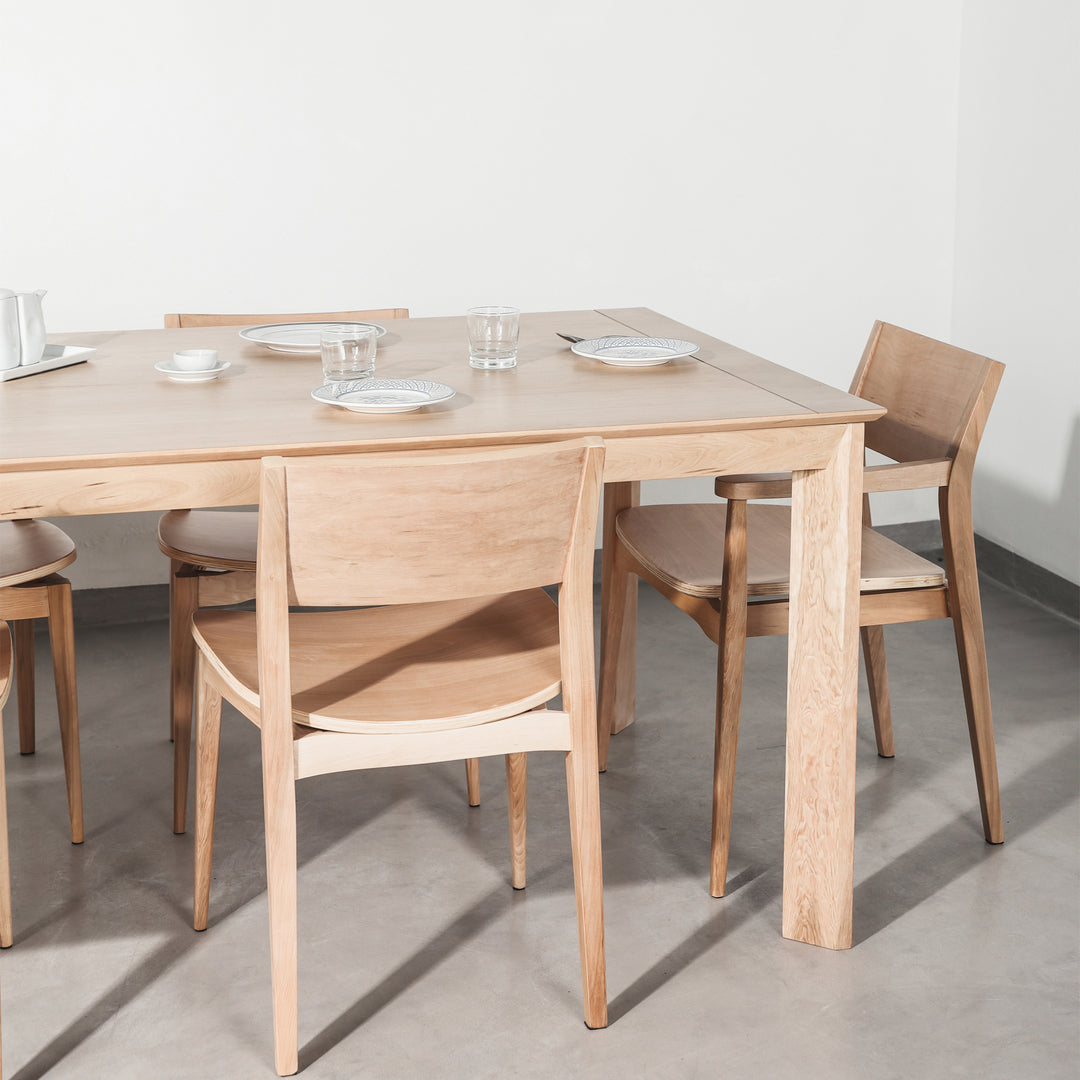 Silla Ímola - asiento de madera