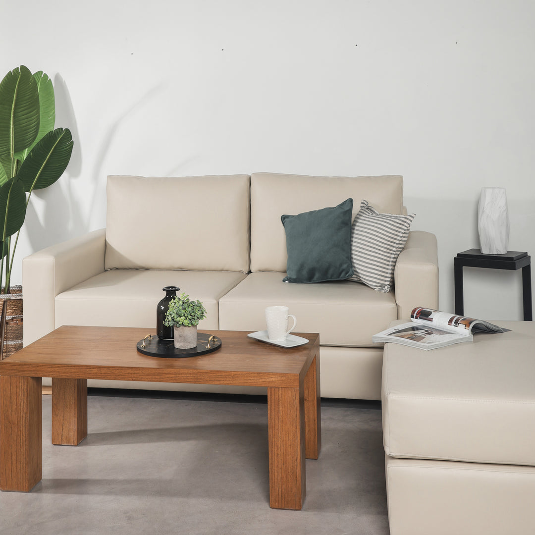 Sillón San Francisco 2 cuerpos + Pouf