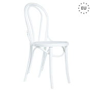 Silla Thonet Nro 18 Asiento Madera Blanca