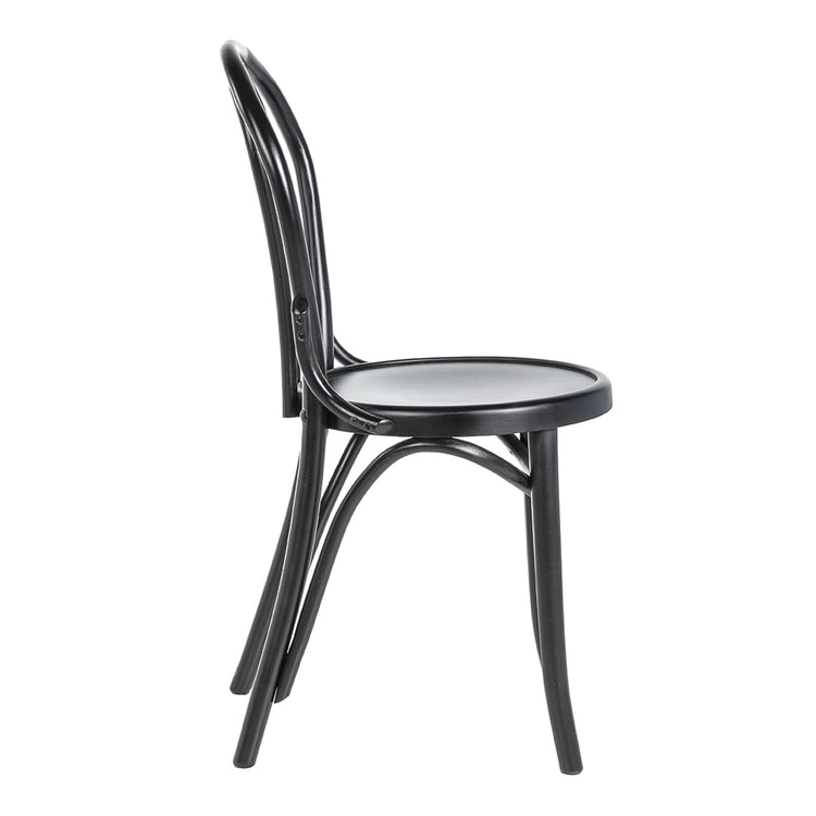 Silla Thonet Nro 18 Asiento Madera Negra