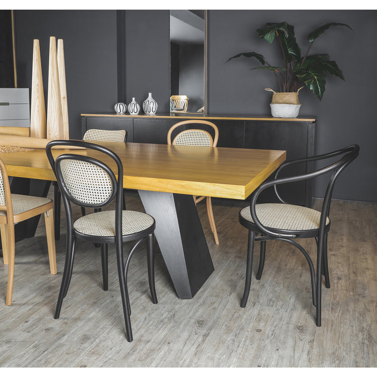 Silla Thonet Nro 10 Natural y Negra