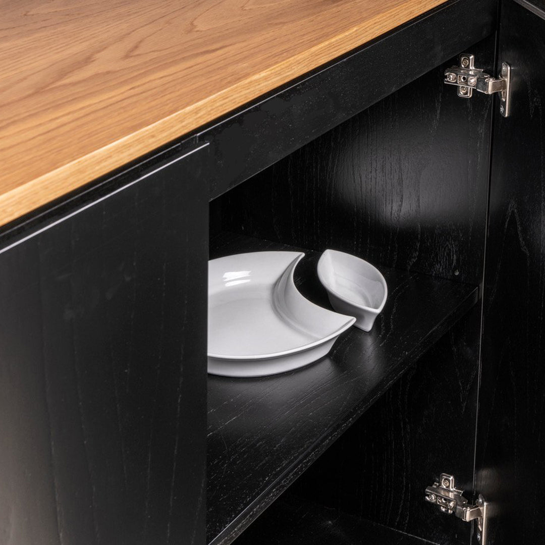 Vajillero Enea tapa madera